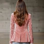 Honorata | Blazer de Veludo com Renda