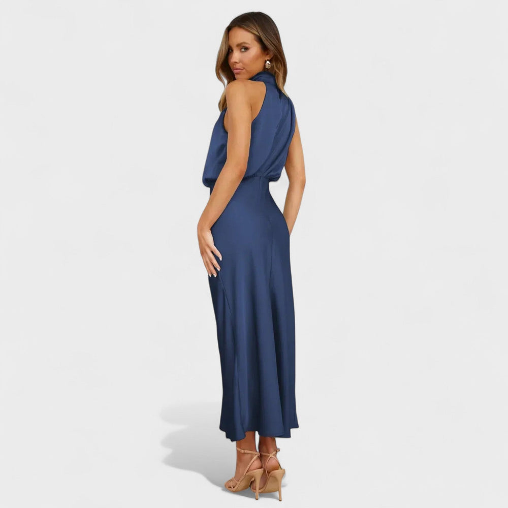 Alba - Elegantna satenasta obleka