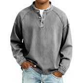 Sandro - Camisa Henley Vintage