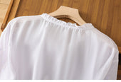 Cassiana - Blusa de Algodão e Linho