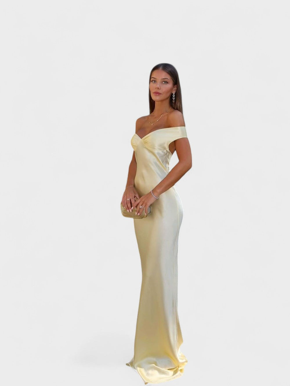 Bárbara – Satenska maxi obleka