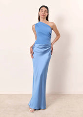 Helena | Vestido Comprido de Um Ombro