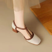 Catarina - Sapatos ortopédicos de salto médio