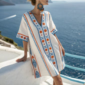 Vestido de Praia Elegante para Festas de Verão e Dias de Praia