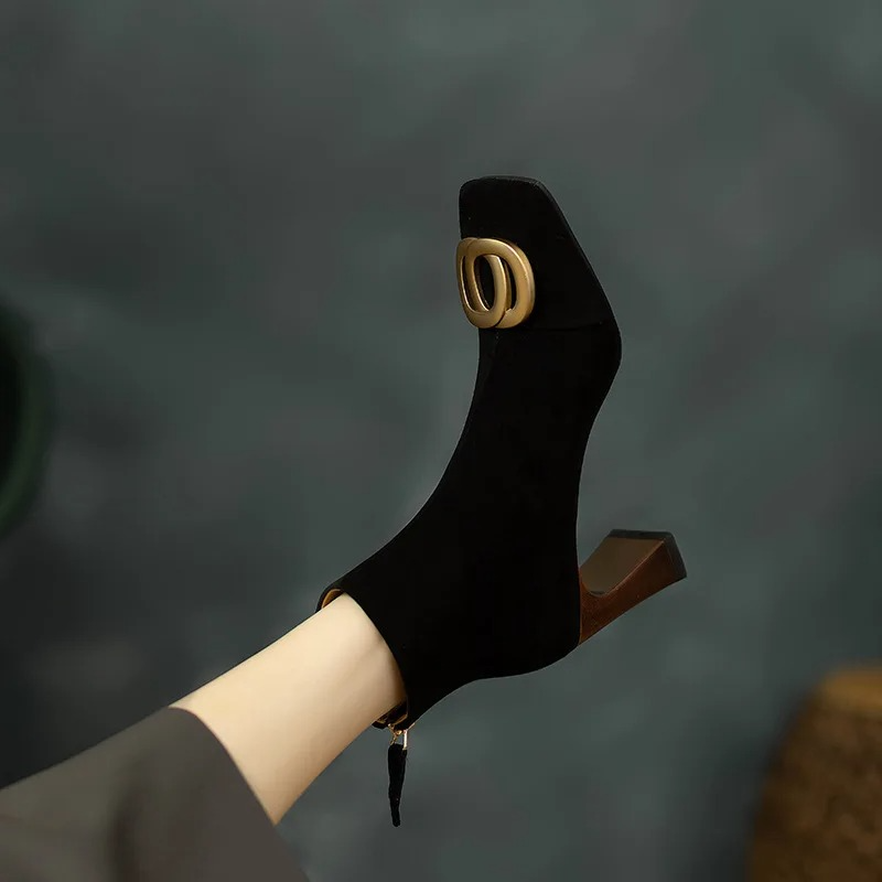 Botas de Veludo de Ópio