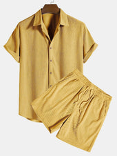 Conjunto de Camisa - Veludo Cotelê