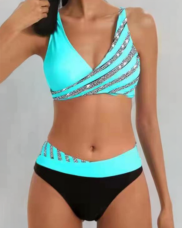 Vera - Biquíni Estampado em Tons Quentes