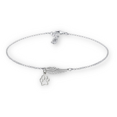 Idalina | Pulseira Asa de Anjo e Patinha