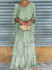 Lara – Vestido longo fluido elegante