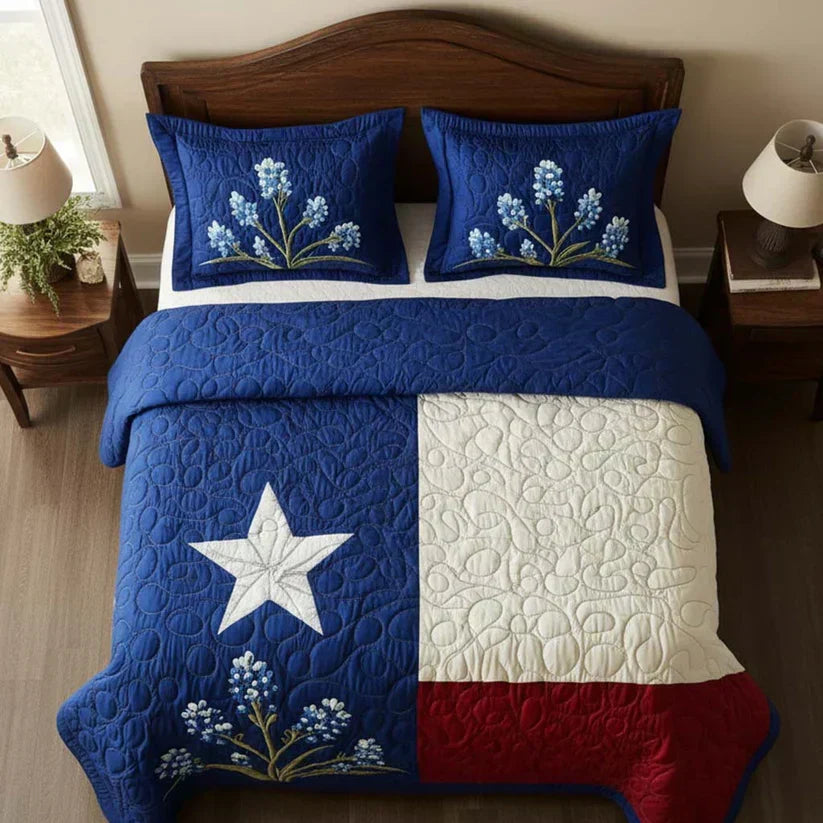 Conjunto de Cama 3 Peças Orgulho do Texas