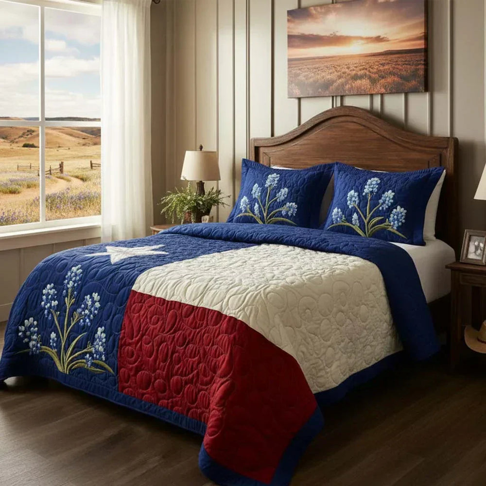 Conjunto de Cama 3 Peças Orgulho do Texas