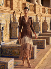 Amália - Vestido Maxi Elegante
