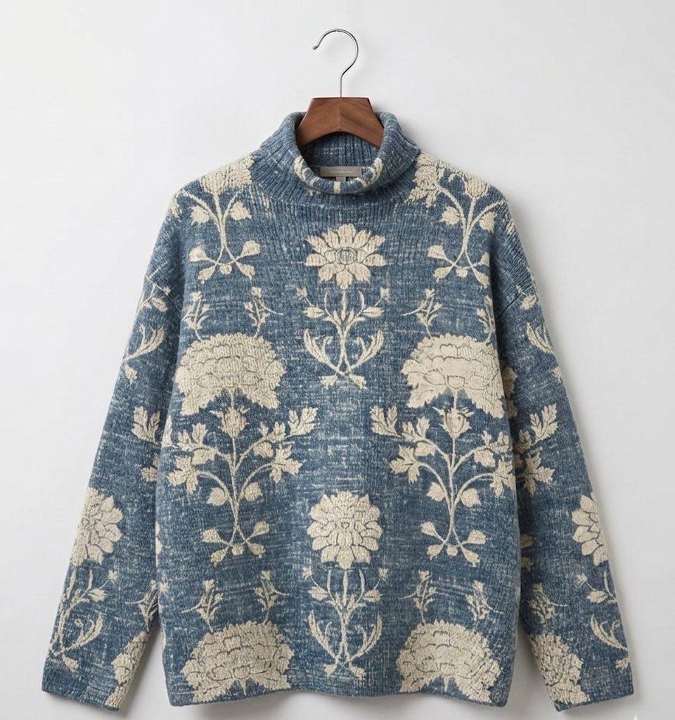Aimelie | Eleganten pulover z ovratnikom