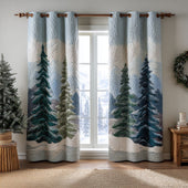 Cortinado Acolchoado Folhas Sussurrantes
