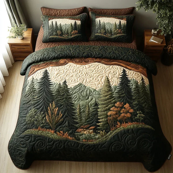 Conjunto de Cama 3 Peças Passeio na Floresta
