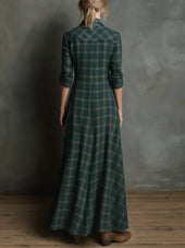 Lídia - Vestido longo de camisa