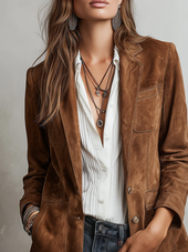 Madalena | Blazer Vintage Castanho