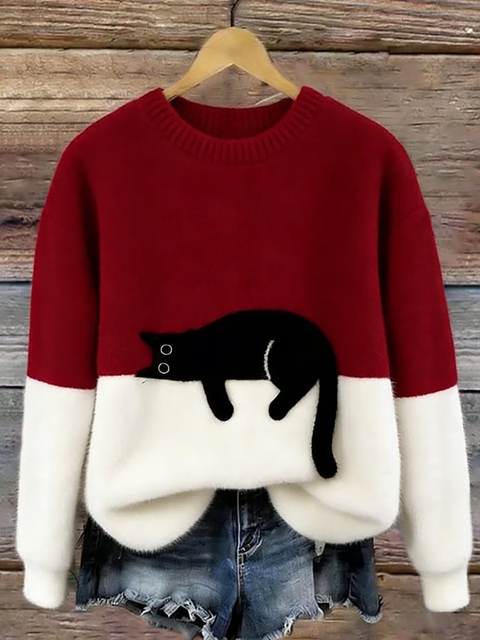 Laura | Camisola Oversize com Gato