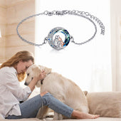Inês | Pulseira Ajustável Abraço ao Cão