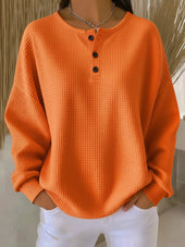 Benedita | Sweatshirt Henley Texturada