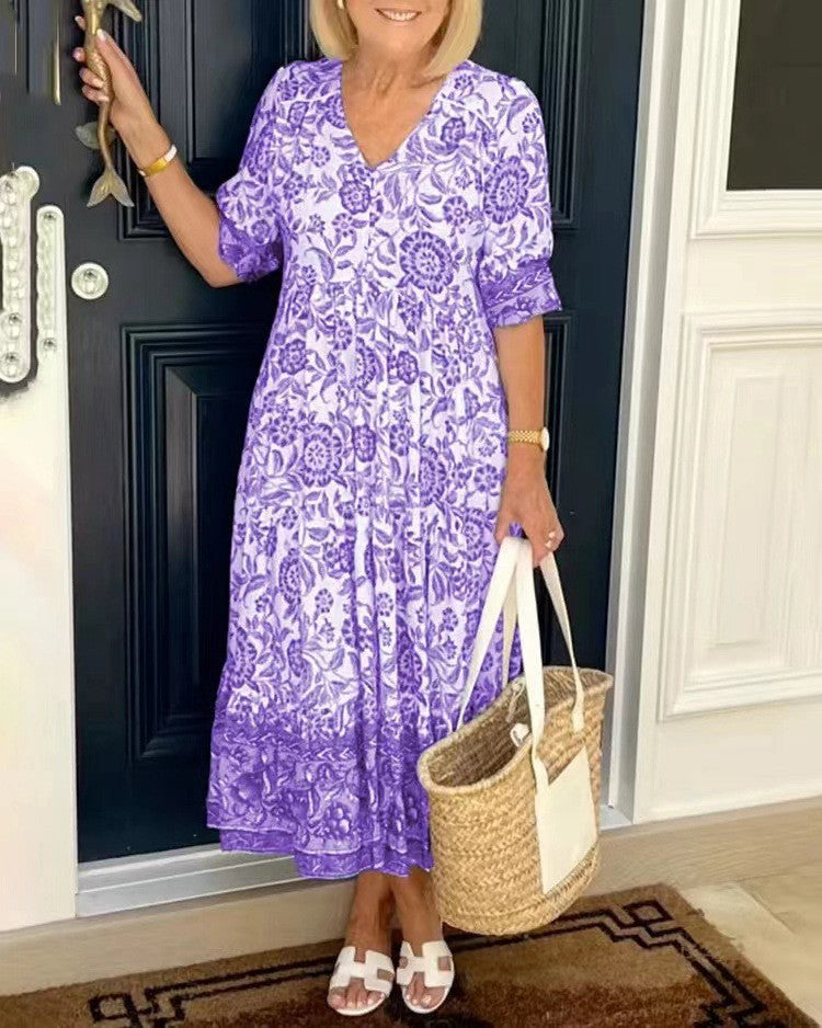 Mara – Vestido fluido leve com efeito lisonjeiro