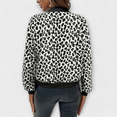 Raquel - Casaco de Leopardo Elegante
