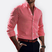 Artur - Camisa Clássica às Riscas