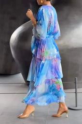 Carla – Vestido elegante em chiffon