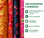 Cortinado Acolchoado Vida em Flor