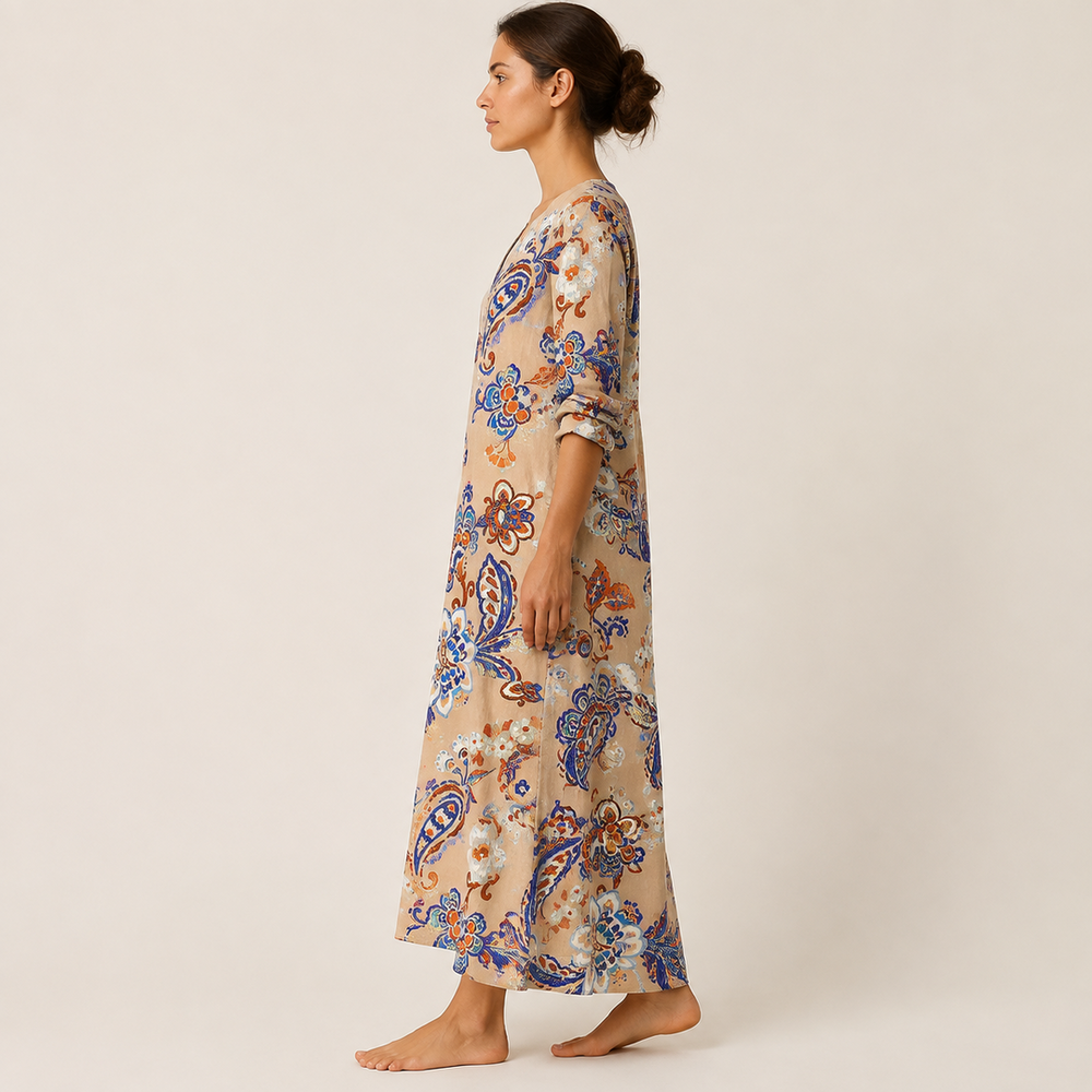 Alba – Dolga boho obleka