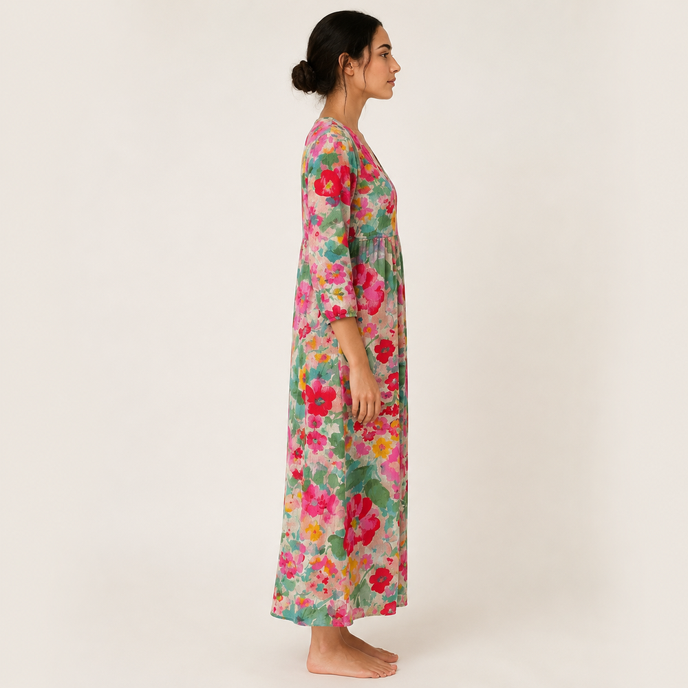 Raquel – Dolga boho obleka