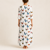 Abril – Dolga boho obleka