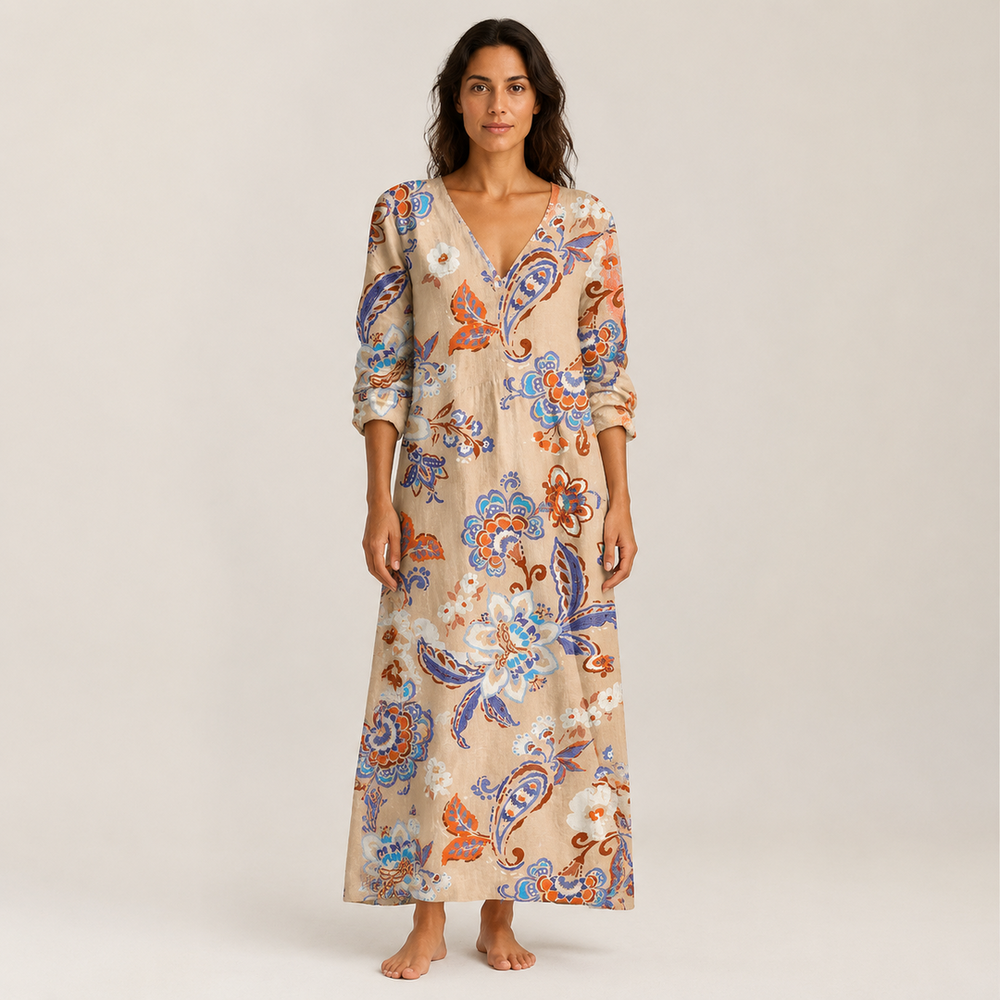 Alba – Dolga boho obleka
