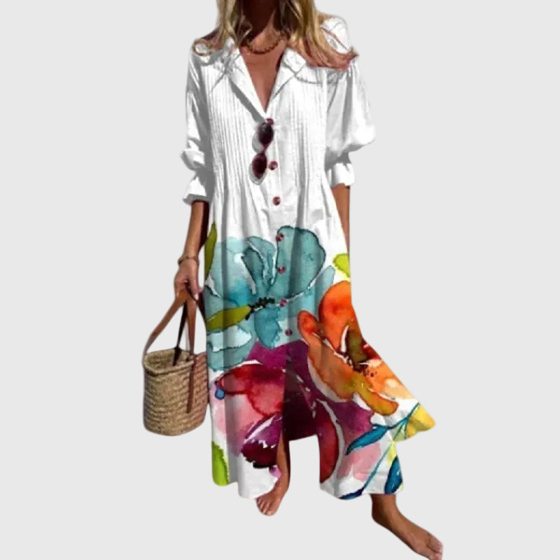 Zélia - Robe Maxi Bohémienne Elegante