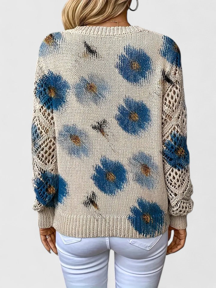 Aurélie | Blusa de Manga Comprida Floral