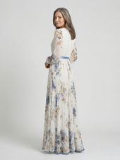 Sílvia | Vestido Comprido Plissado Fluido