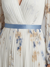 Sílvia | Vestido Comprido Plissado Fluido