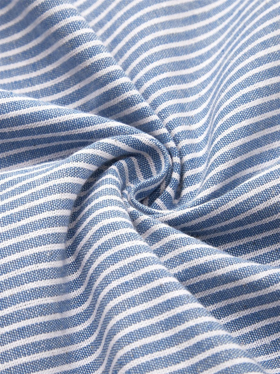 Joana - Vestido Midi Listrado
