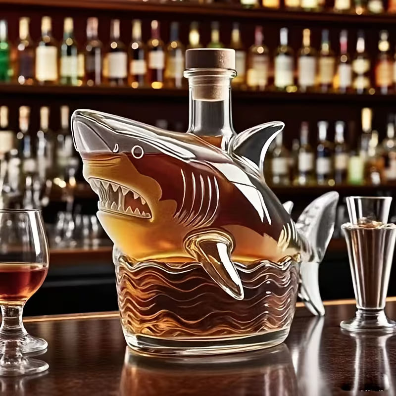Tubarão Garrafa de Whisky