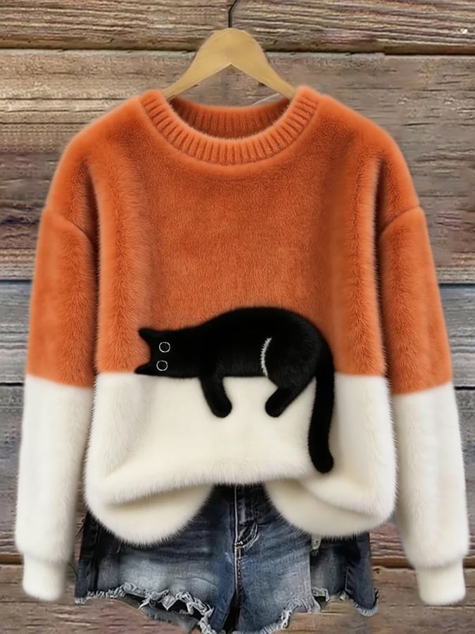 Laura | Camisola Oversize com Gato