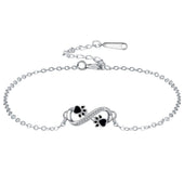 Raquel | Pulseira Infinito com Patinhas