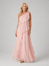 Vitória | Vestido Comprido de Um Ombro