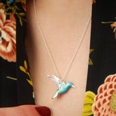 Madalena | Colar Colibri Esmaltado