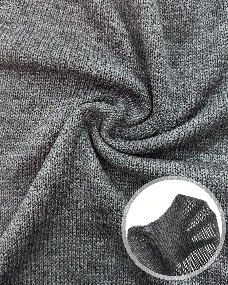 Pulover z raglan rokavi in vozlom ob strani