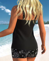Salomé - Tankini com impressão solar