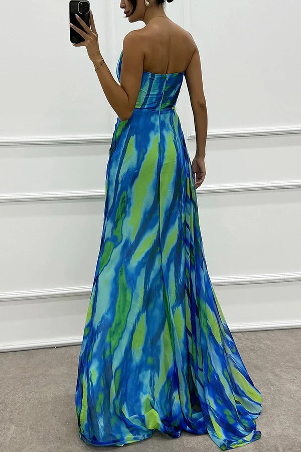 Nicole | Vestido de Gala Drapeado de Um Ombro