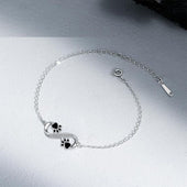 Raquel | Pulseira Infinito com Patinhas