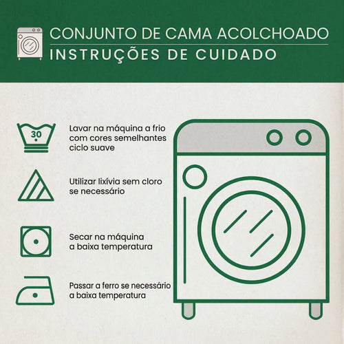 Conjunto de Cama 3 Peças Libélula Dourada