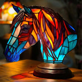 Artur | Candeeiro Cabeça de Cavalo em Vitral