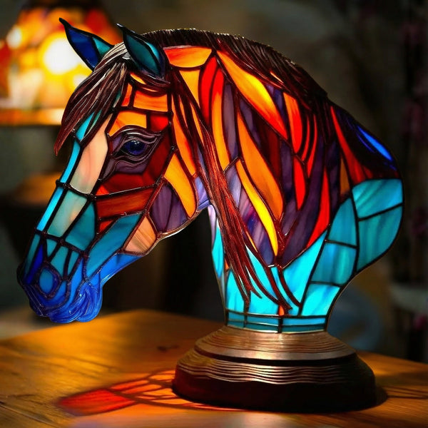 Artur | Candeeiro Cabeça de Cavalo em Vitral